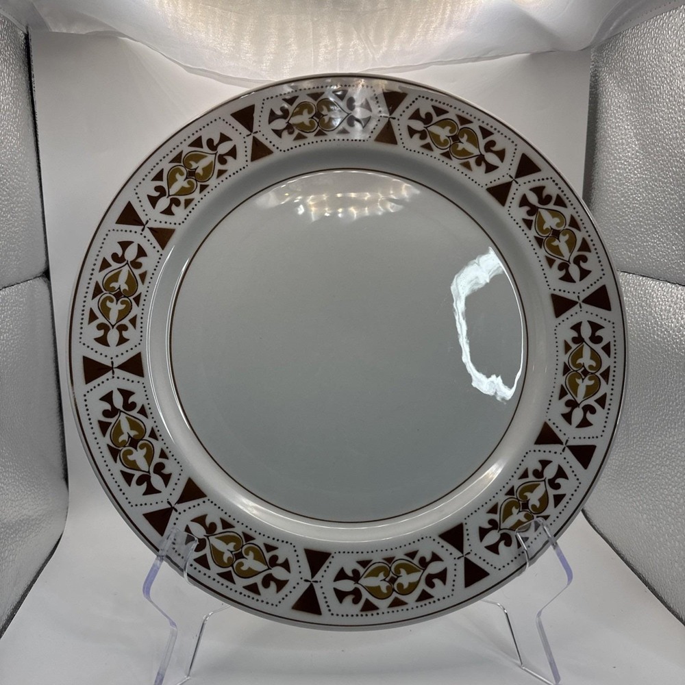Vtg Mikasa Mediterrania Montego Plate Round‎ Serving Platter 12"